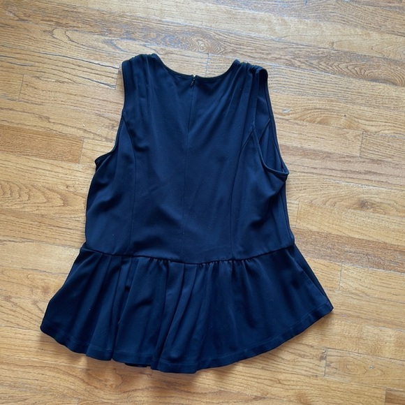 The Limited brand black peplum top size large - Picture 4 of 4